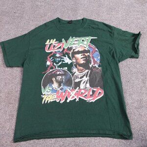 Lil Uzi T-shirt XL Green Cotton